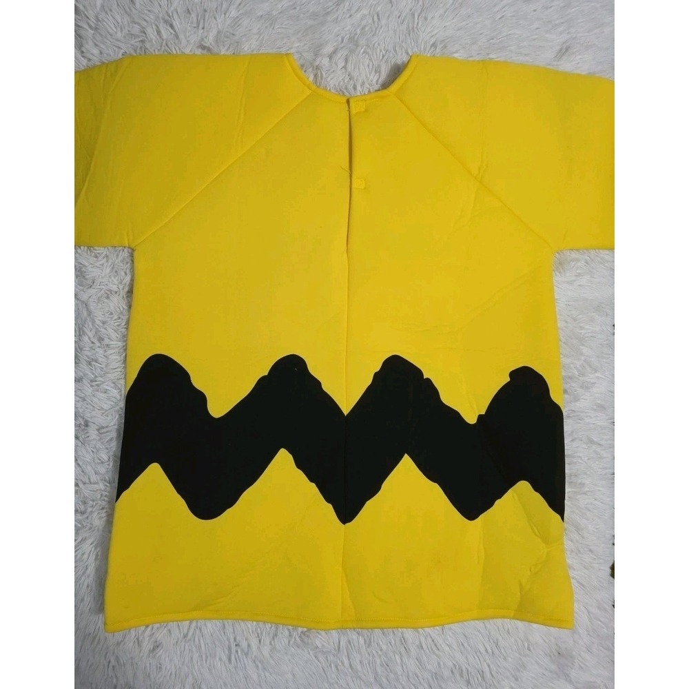 Peanuts Worldwide 2018 Charlie Brown Adult‎ Halloween Costume Sz Medium - Picture 6 of 14